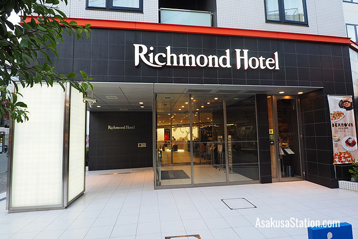 The Richmond Hotel entrance