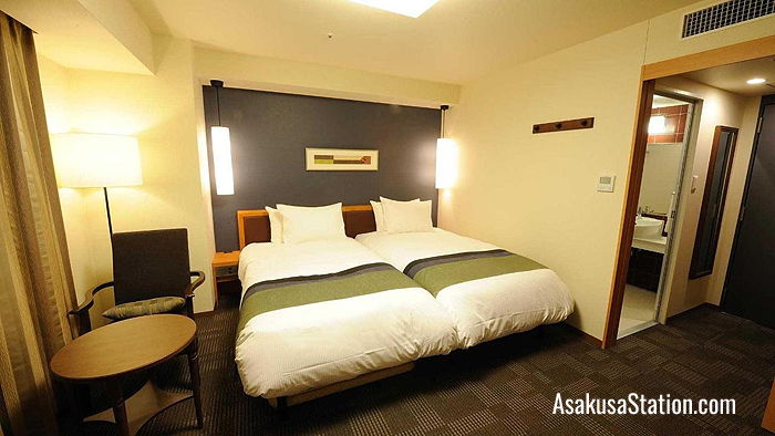 Twin Guest Room at Richmond Hotel Asakusa