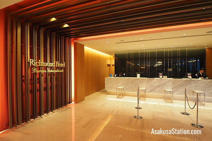 Richmond Hotel Premier Asakusa International front desk