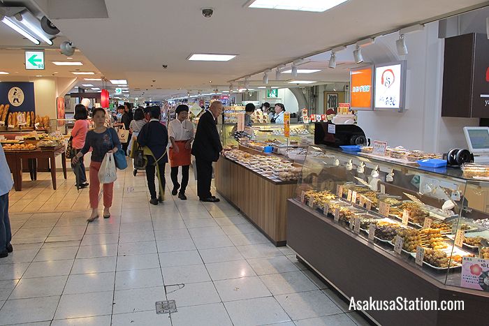 The basement food hall