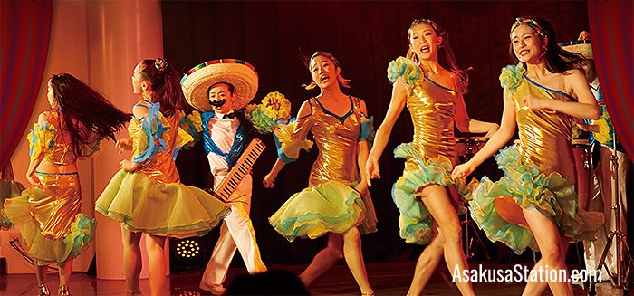 The performers at Amuse Café & Theater