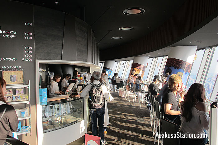 The café on Floor 340