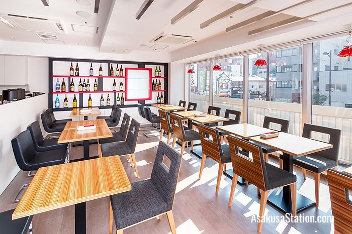 The hotel restaurant