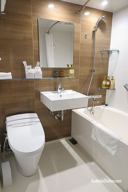 A bathroom at Hotel WBF Tokyo Asakusa