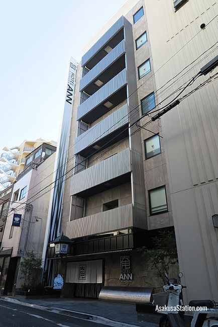 A street view of Hotel Ann Asakusa