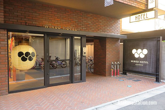 Wired Hotel entrance