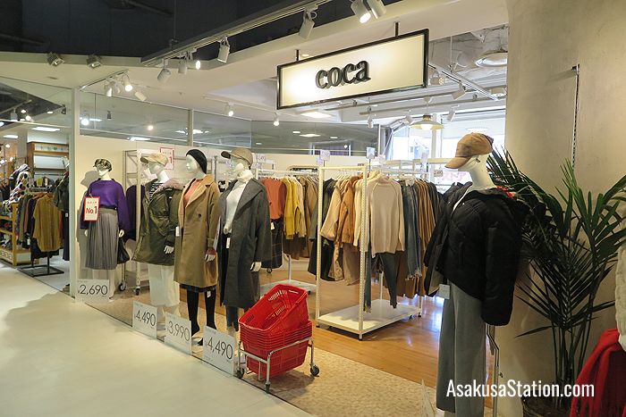Coca sells fast fashion for ladies in their 20s, and 30s