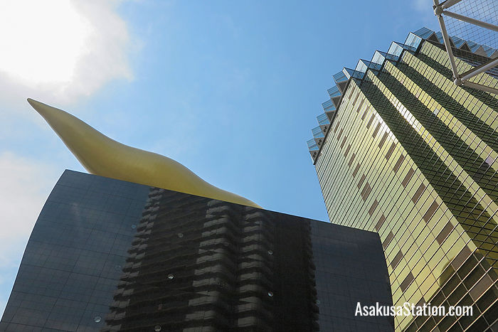 A closer look at the Asahi buildings