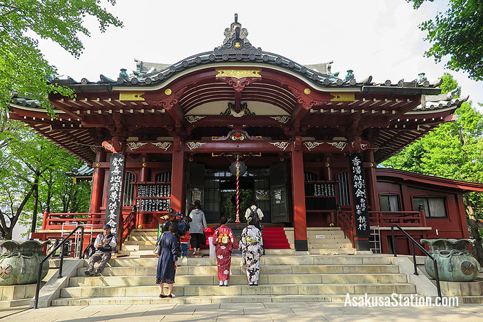 The main temple building