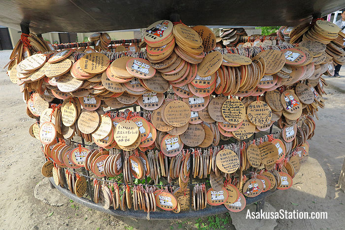 Ema prayer plaques at Imado Jinja