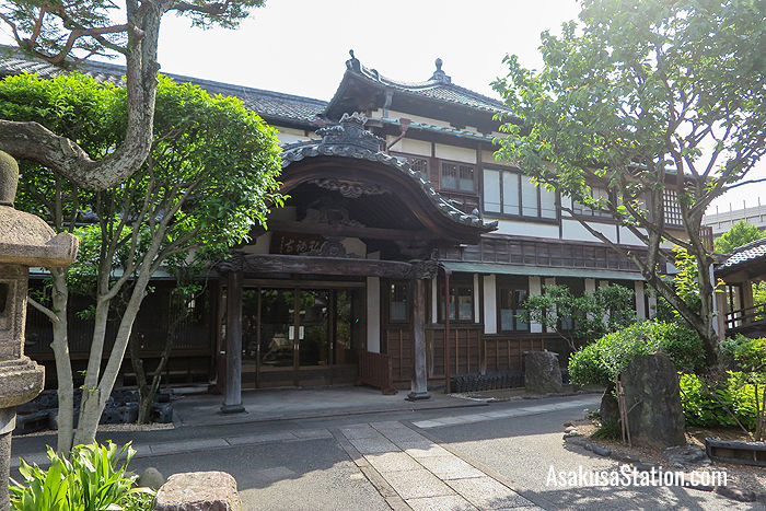 The temple’s guest house dates from 1933