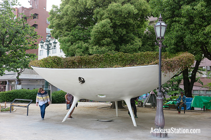 A curious artwork in the park