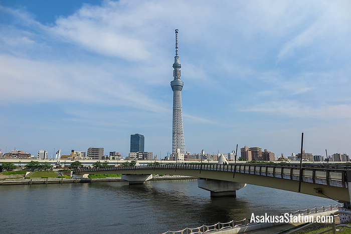 The Sakurabashi Bridge with Tokyo Skytree