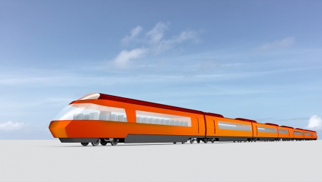 The new vermilion exterior of the Romancecar #70000 is a tribute to the original Romancecar trains