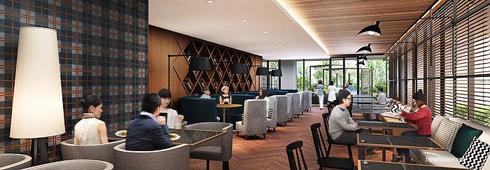 The dining area of the 3rd floor Forest Kitchen
