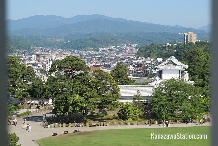 A view from the Hishi Yagura turret