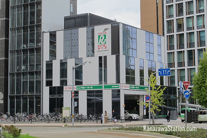 Toyota also have an office behind the bus terminal on the west side of the station