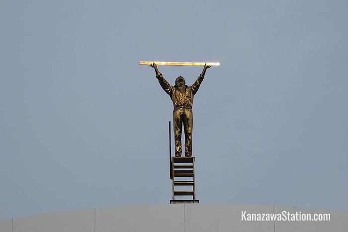 The Man Who Measures Clouds by Belgian artist, Jan Fabre