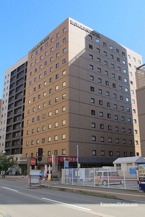 Daiwa Roynet Kanazawa is very close to Kanazawa Station