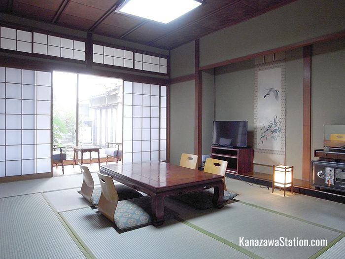 Guest room interior at Ryokan Yamamuro