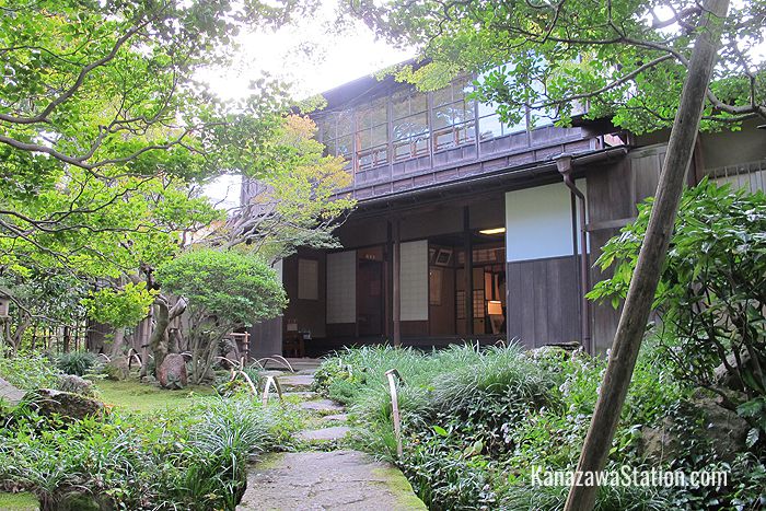 Viewing the house from the garden