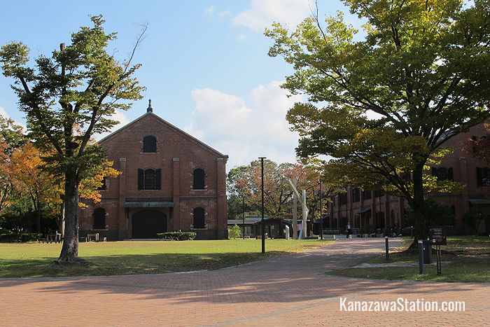 The museums are housed in connected red brick buildings