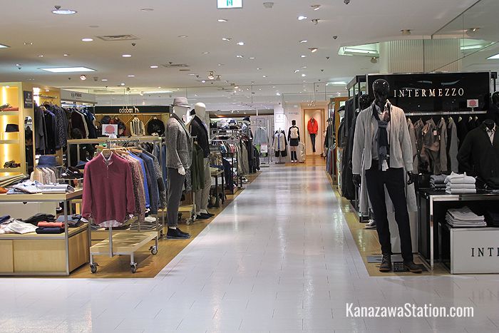 Men’s fashions on the 5th floor
