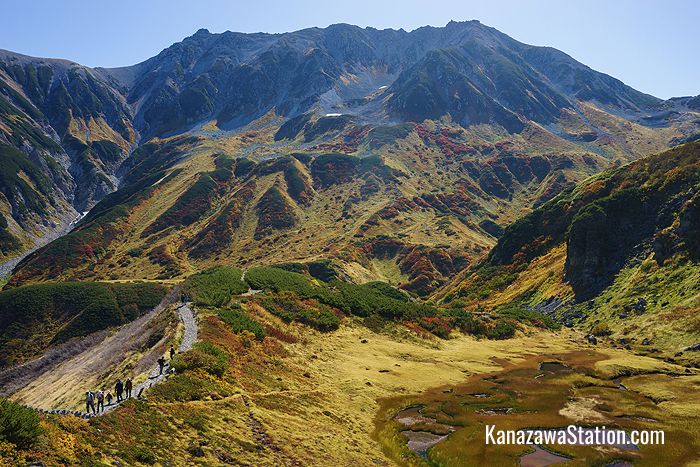 Hiking Mount Tateyama in the autumn