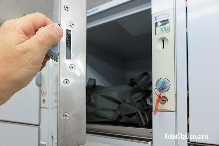 Put your bag in the locker