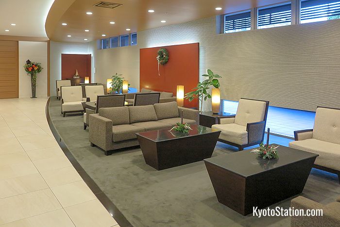 The lobby lounge