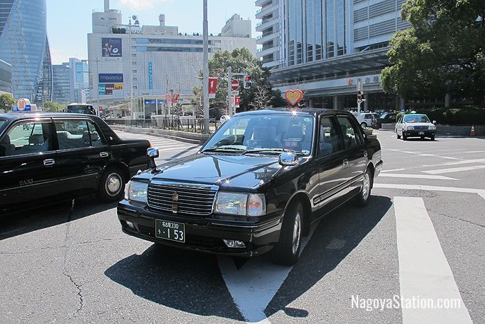 MK taxis have a distinctive heart-shaped logo on the taxi roof