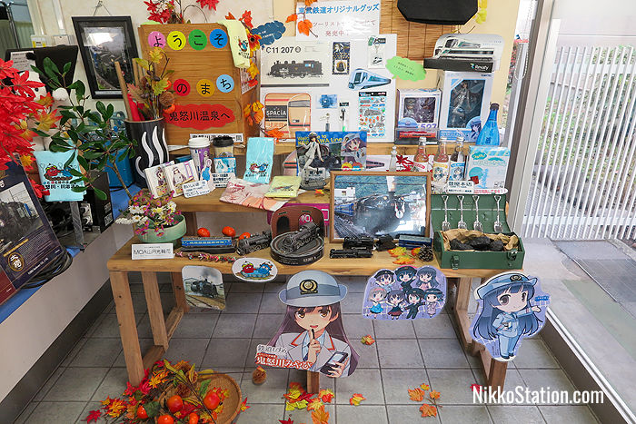Souvenirs at Kinugawa-Onsen Station