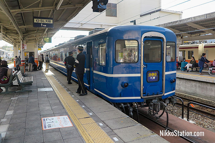 The vintage passenger carriages