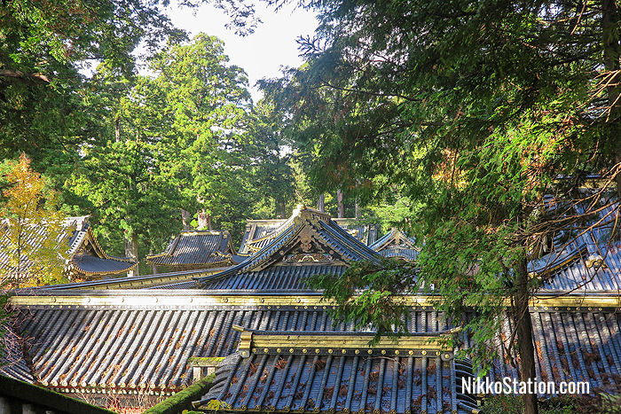The rooftops of Toshogu