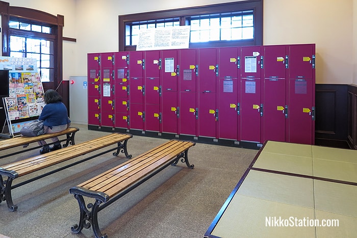 Lockers at JR Nikko Station