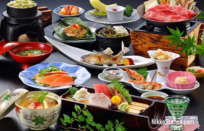 Kaiseki dining at Asaya Hotel