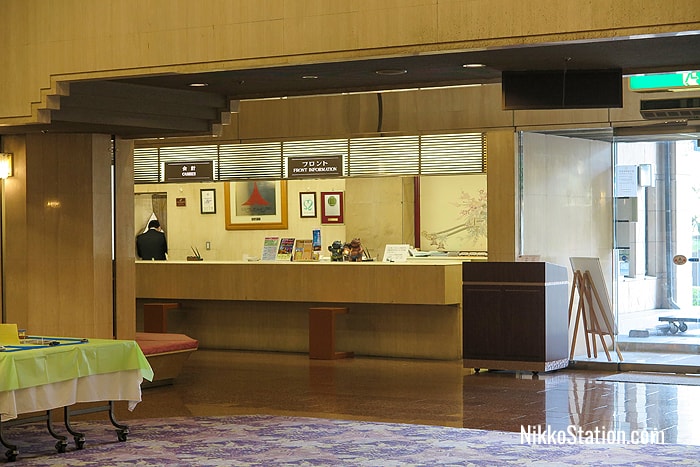 The 24-hour front desk