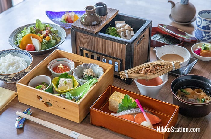 Japanese breakfast set