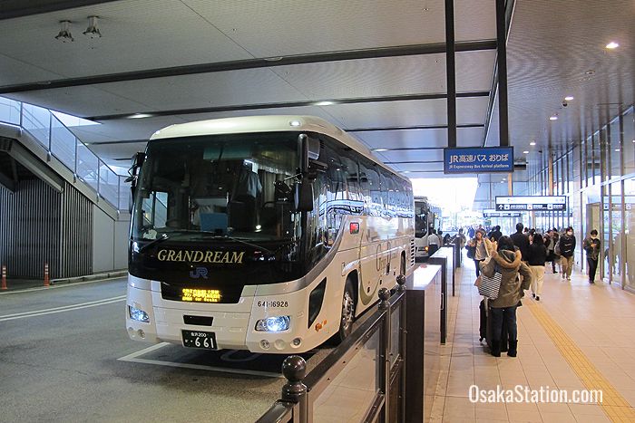 JR’s Grandream buses have more comfortable seating