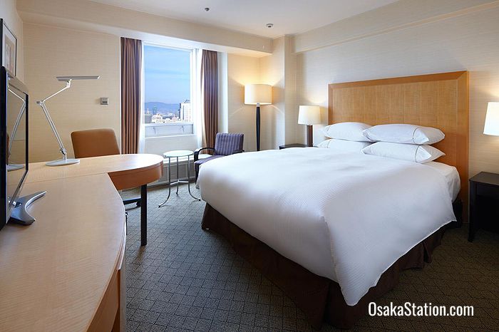 Double room at Sheraton Miyako Hotel Osaka 