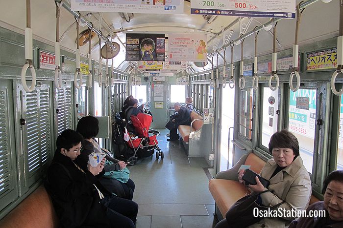 On board the Mo 164 tram