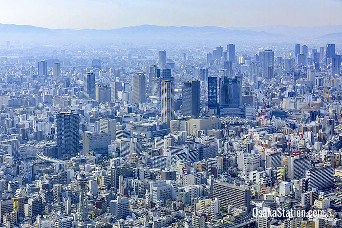 A view of Osaka City