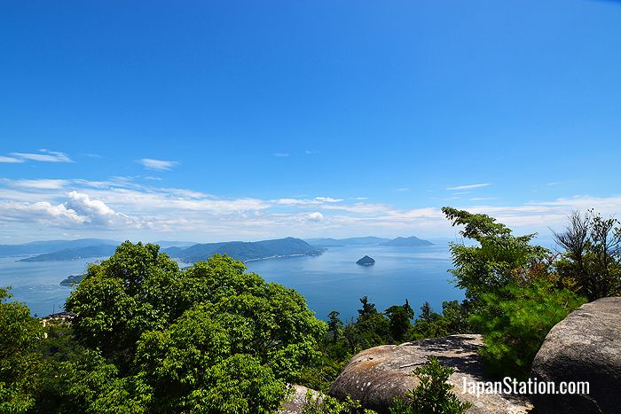 The view from Mount Misen