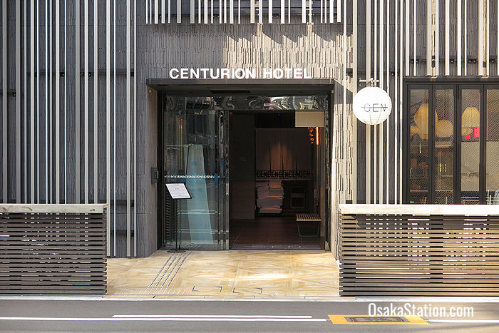 The entrance to Centurion Hotel CEN Osaka Namba