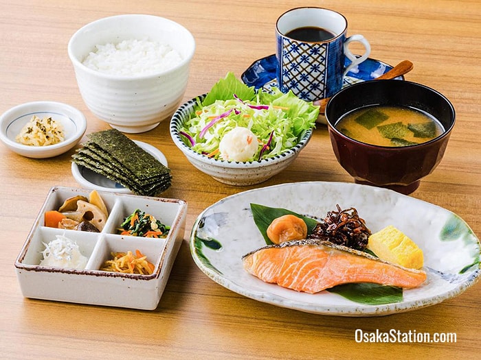 Japanese breakfast set