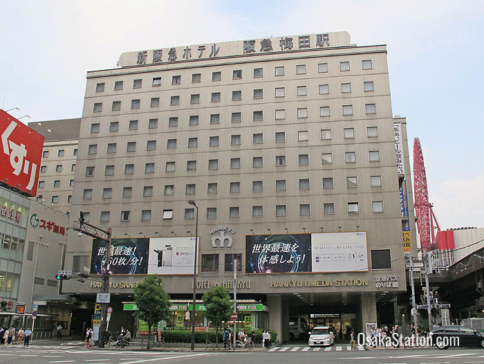 Hankyu Osaka-Umeda Station is just one of six satellite stations around Osaka Station