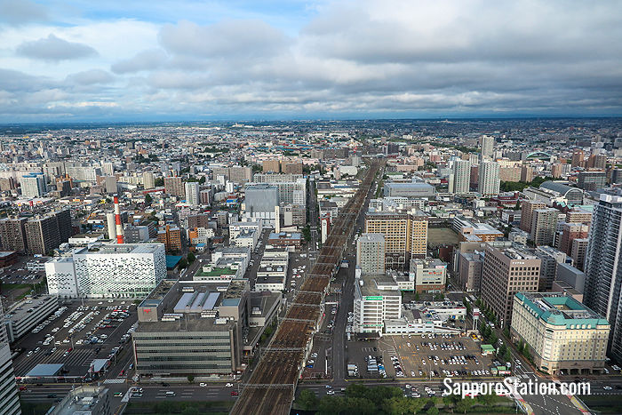 Looking east towards Furano and Obihiro