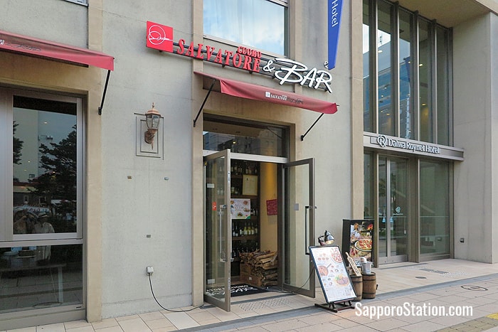 The street entrance to Salvatore Cuomo