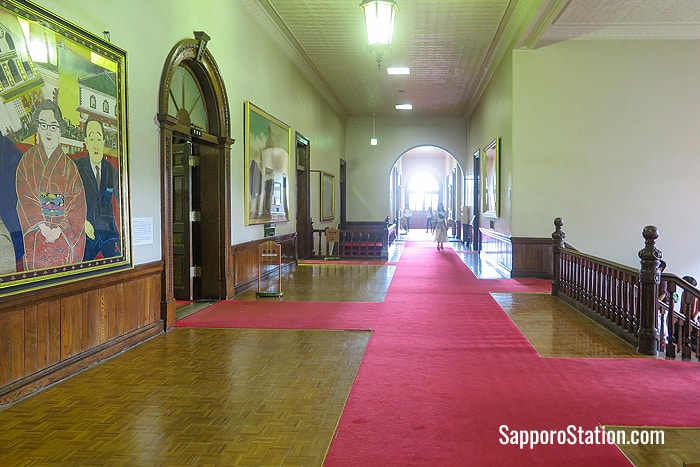 The 2nd floor hallway
