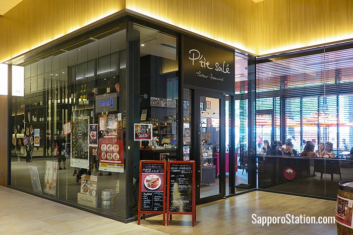 P’tit Sale on the 1st floor features a French style charcuterie board with Hokkaido raised meats